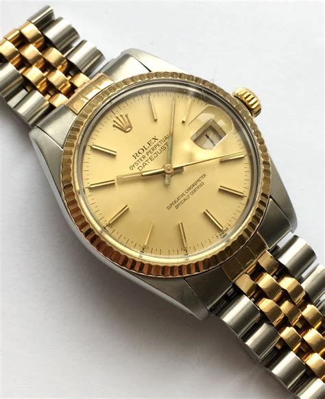 heren rolex datejust golg